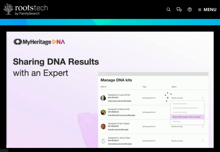 Skräll! – MyHeritage kommer tillåta delning av DNA resultat!